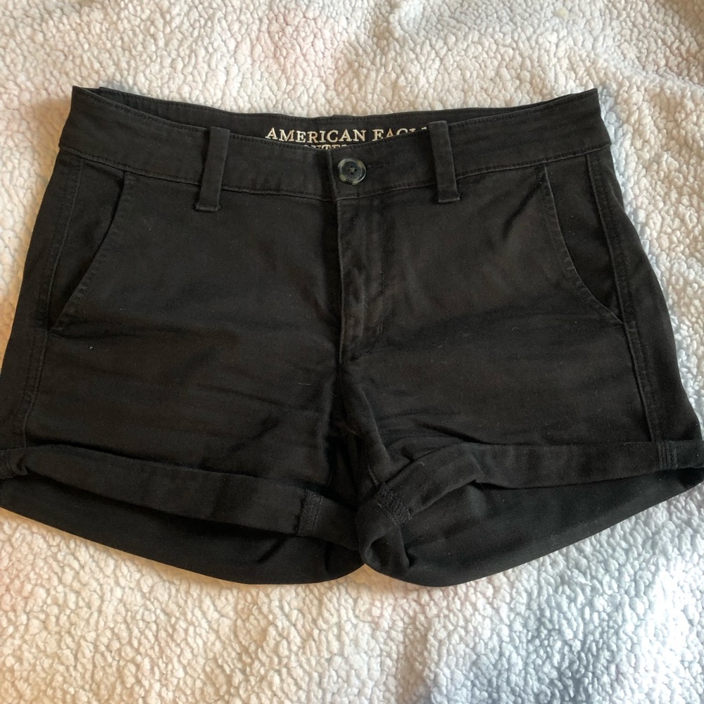 Black American Eagle Shorts
